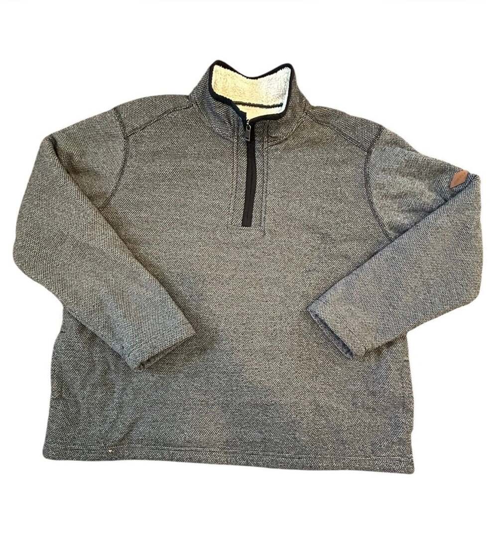 Orvis Brighton Sherpa Lined Half Zip Pullover Sweater